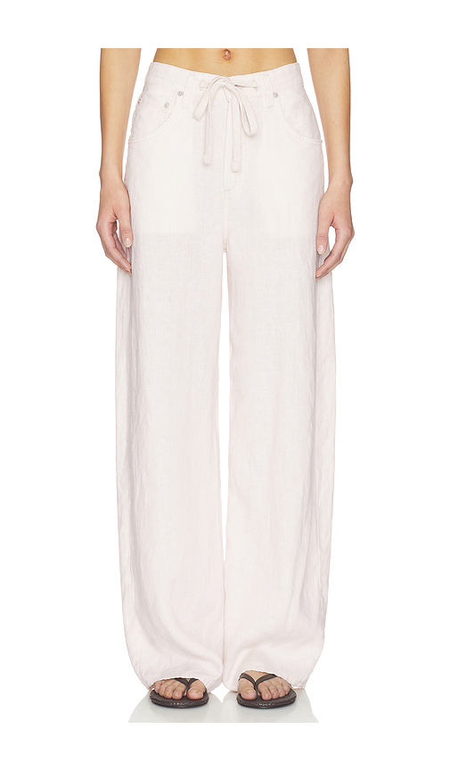Citizens of Humanity Petite Brynn Drawstring Trouser Pants in Cream. 23P. Also in 30P, 31P, 32P, 33P, 34P, 29P