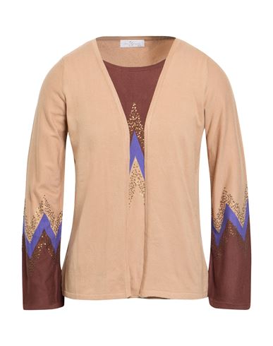 Gold Woman Sweater Camel Size L Viscose, Polyester, Polyamide