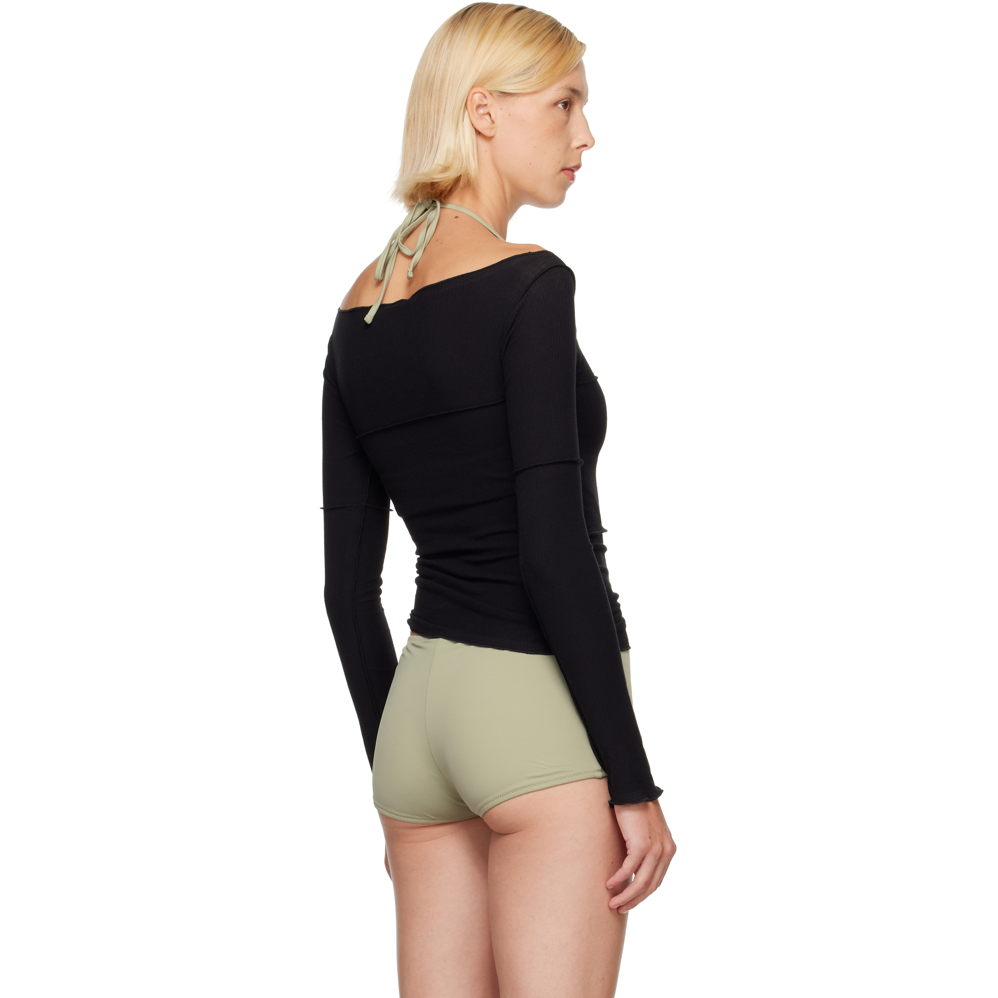 SSENSE Exclusive Black Cinder Long Sleeve Top