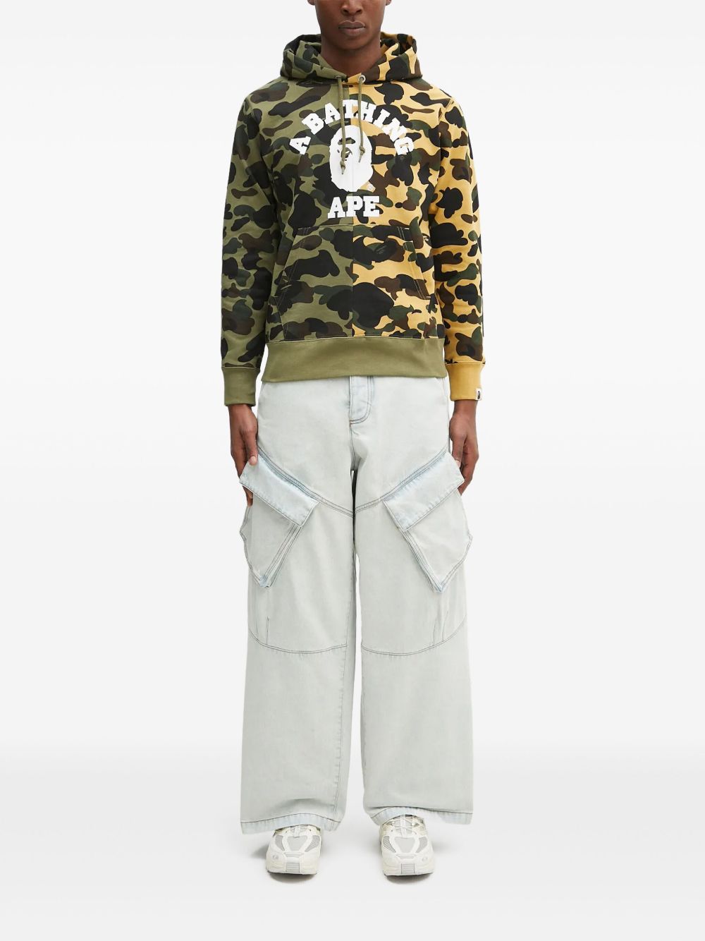 1st Camo College hoodie - Green