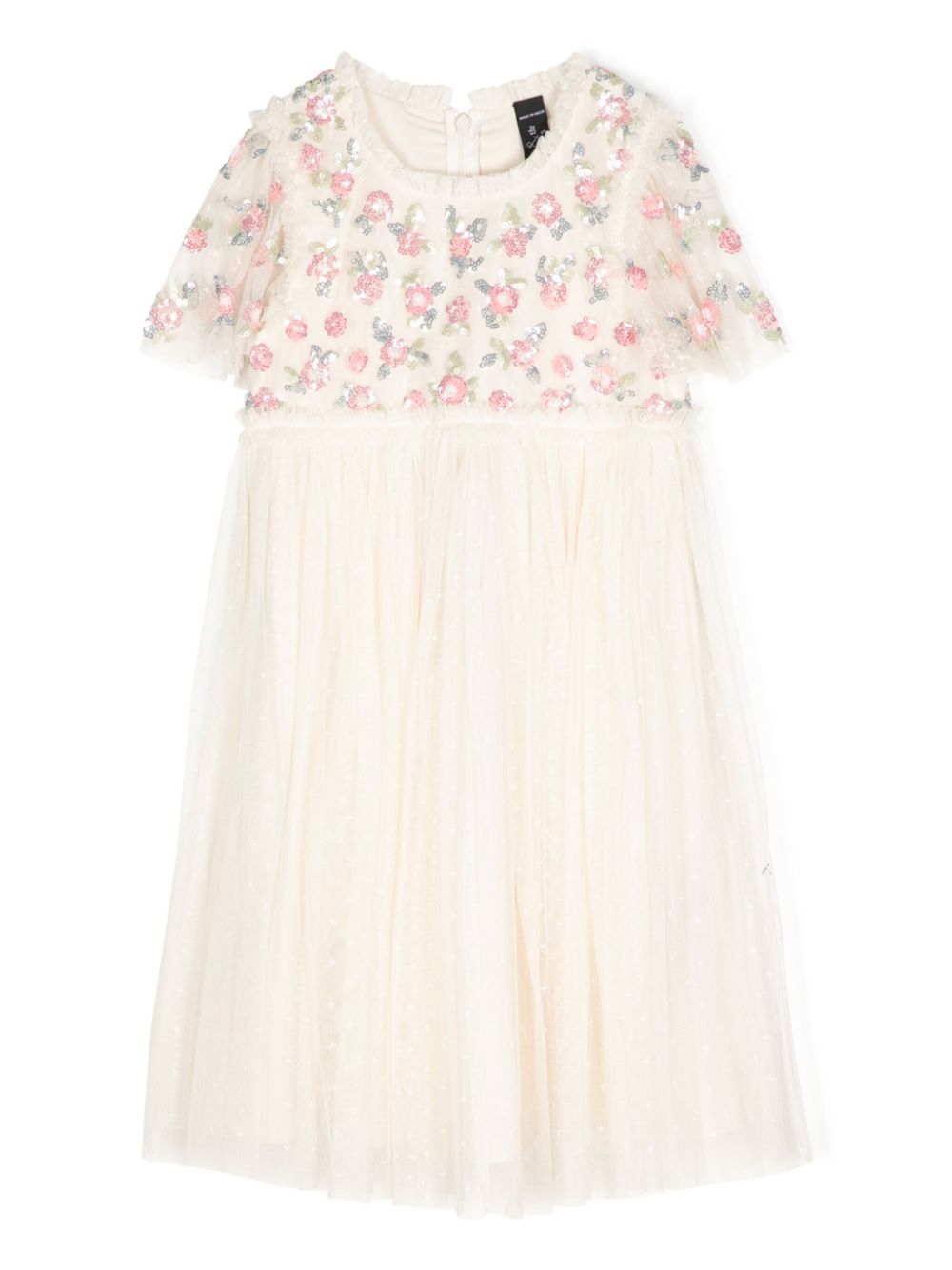 Shimmer Ditsy tulle dress - Neutrals