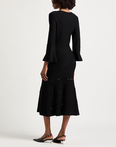 Woman Midi dress Black Size 6 Viscose, Polyamide