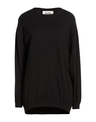 Woman Sweater Black Size M Viscose, Polyester, Nylon