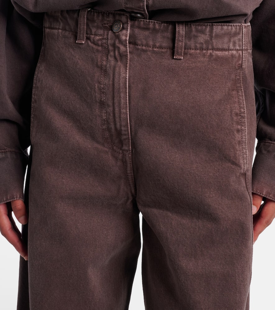 High-rise balloon jeans