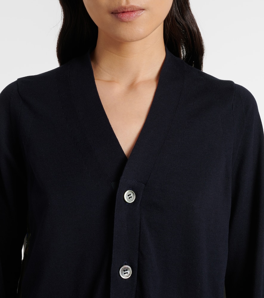 Paneled cardigan