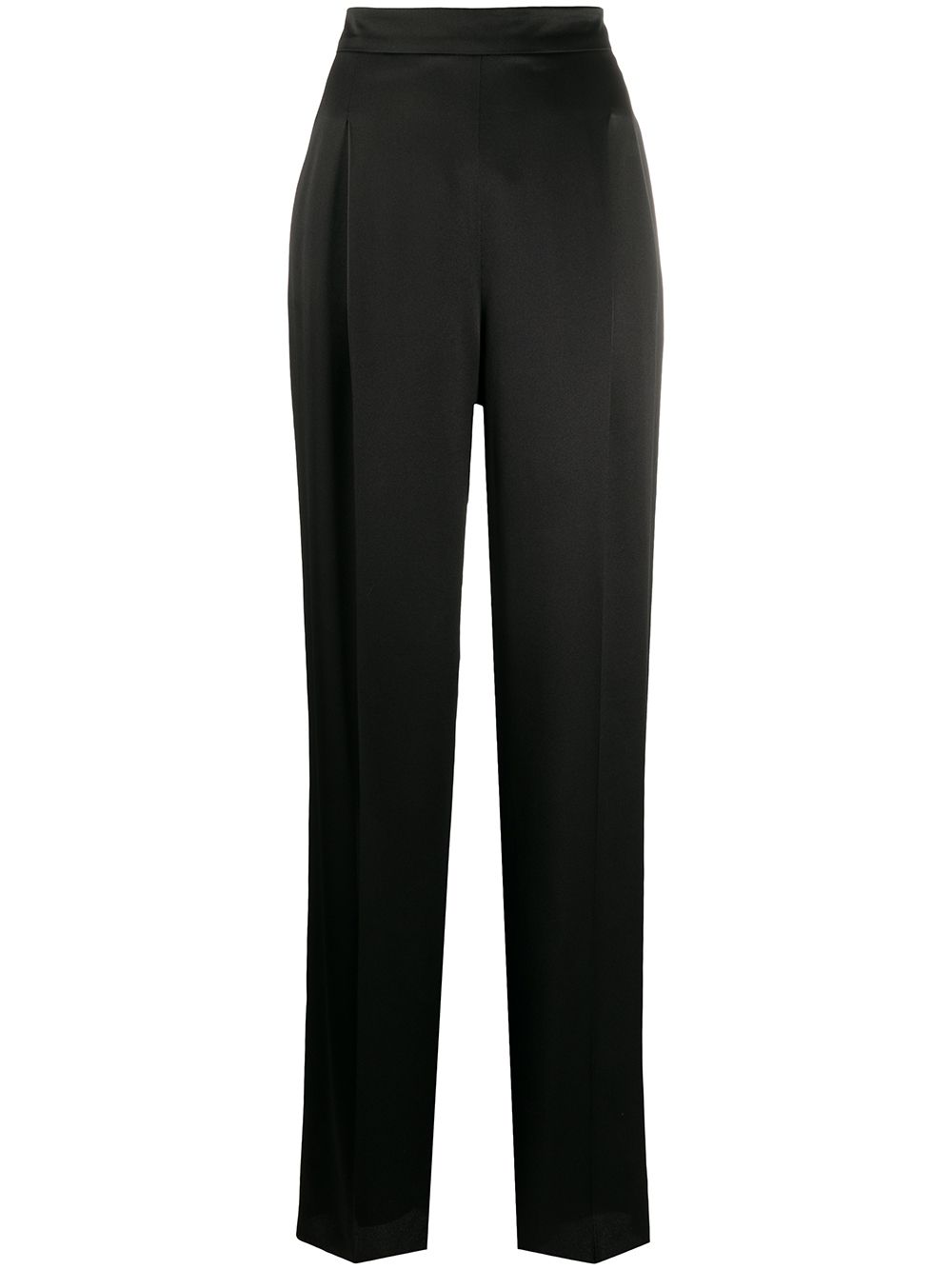 Max Mara silk palazzo pants - Black