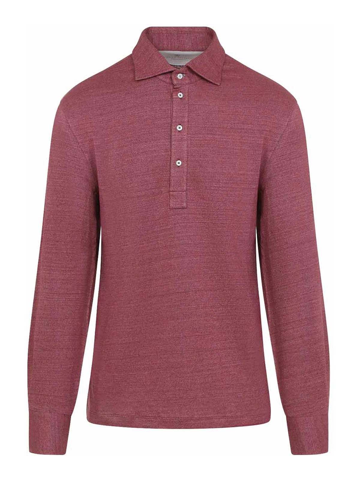 Brunello Cucinelli - long sleeve polo shirt straight cut