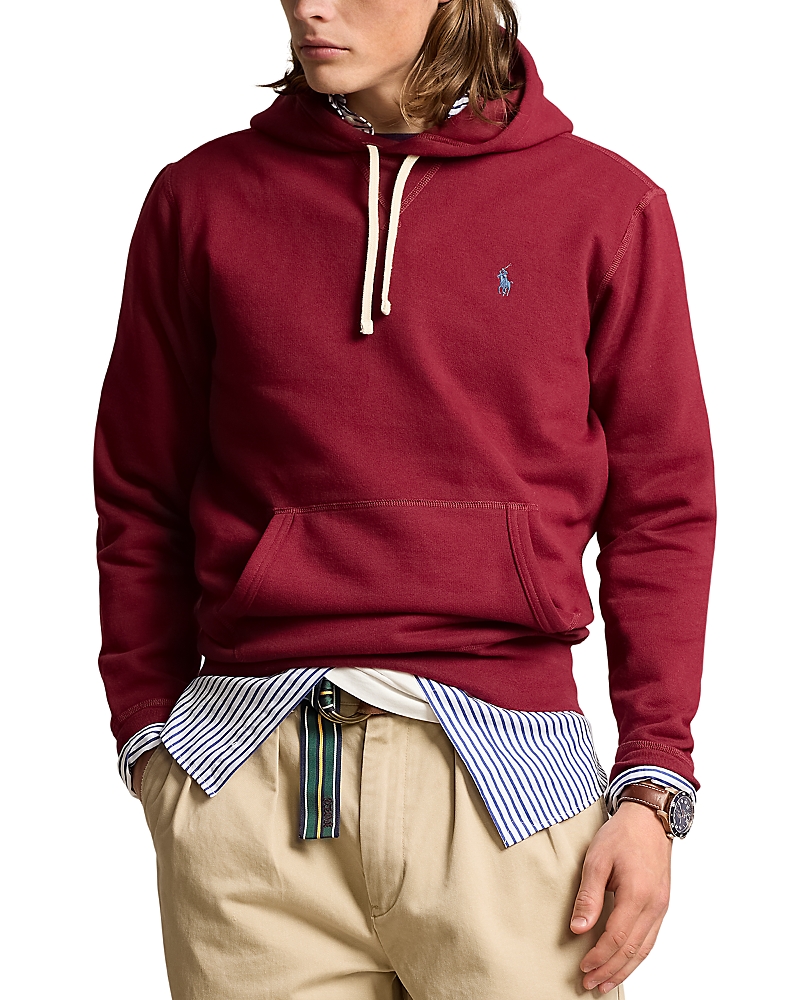 Logo-embroidered hoodie