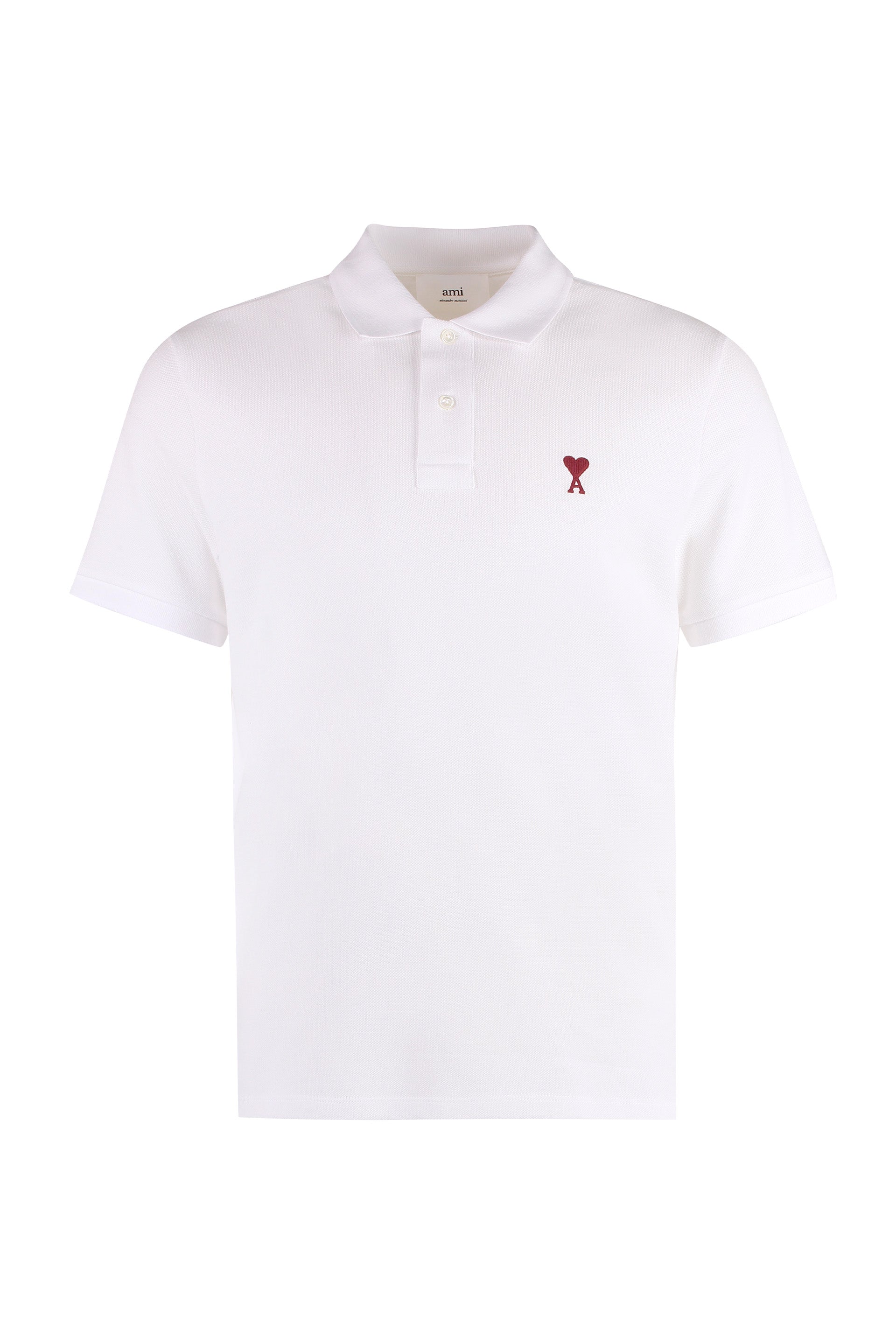 AMI de Caur Organic Cotton Piqué Polo Shirt