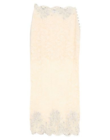 Woman Midi skirt Ivory Size 6 Polyamide, Elastane