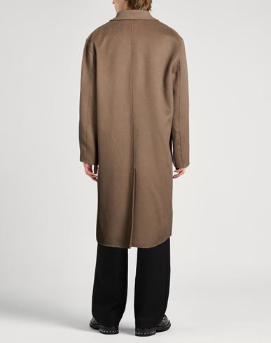 Paltò Man Coat Taupe Size 40 Polyamide, Cotton