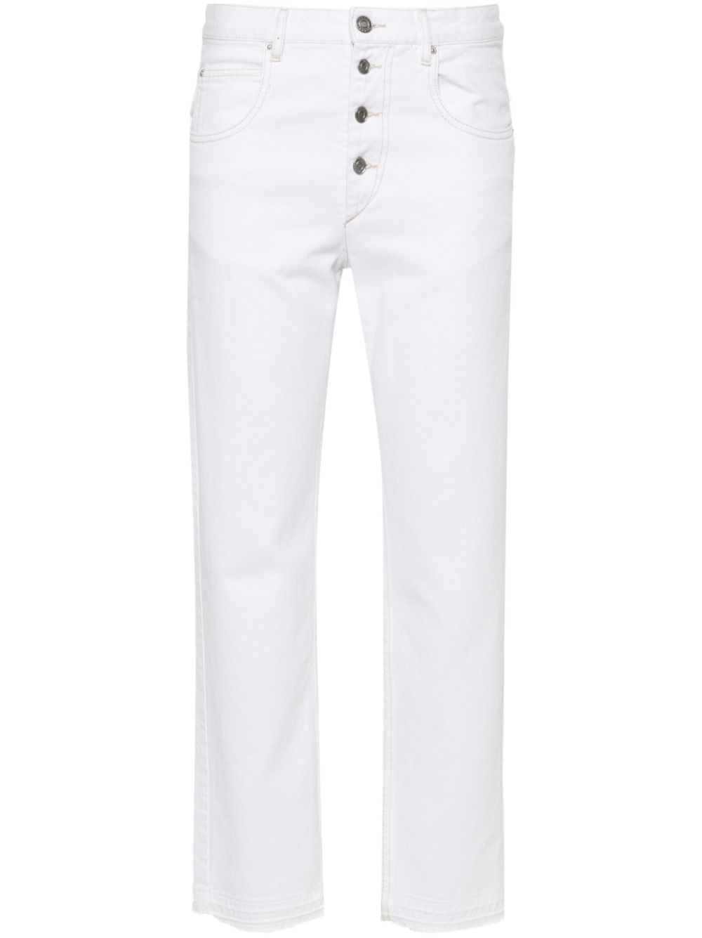 Jemina slim-fit cropped jeans - White