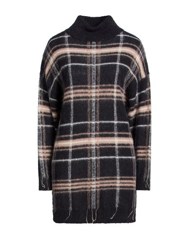 Woman Turtleneck Black Size M Alpaca wool, Polyamide, Wool