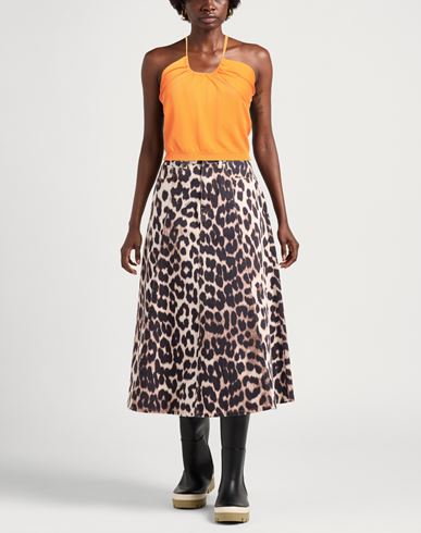 Woman Top Orange Size M Viscose, Polyamide