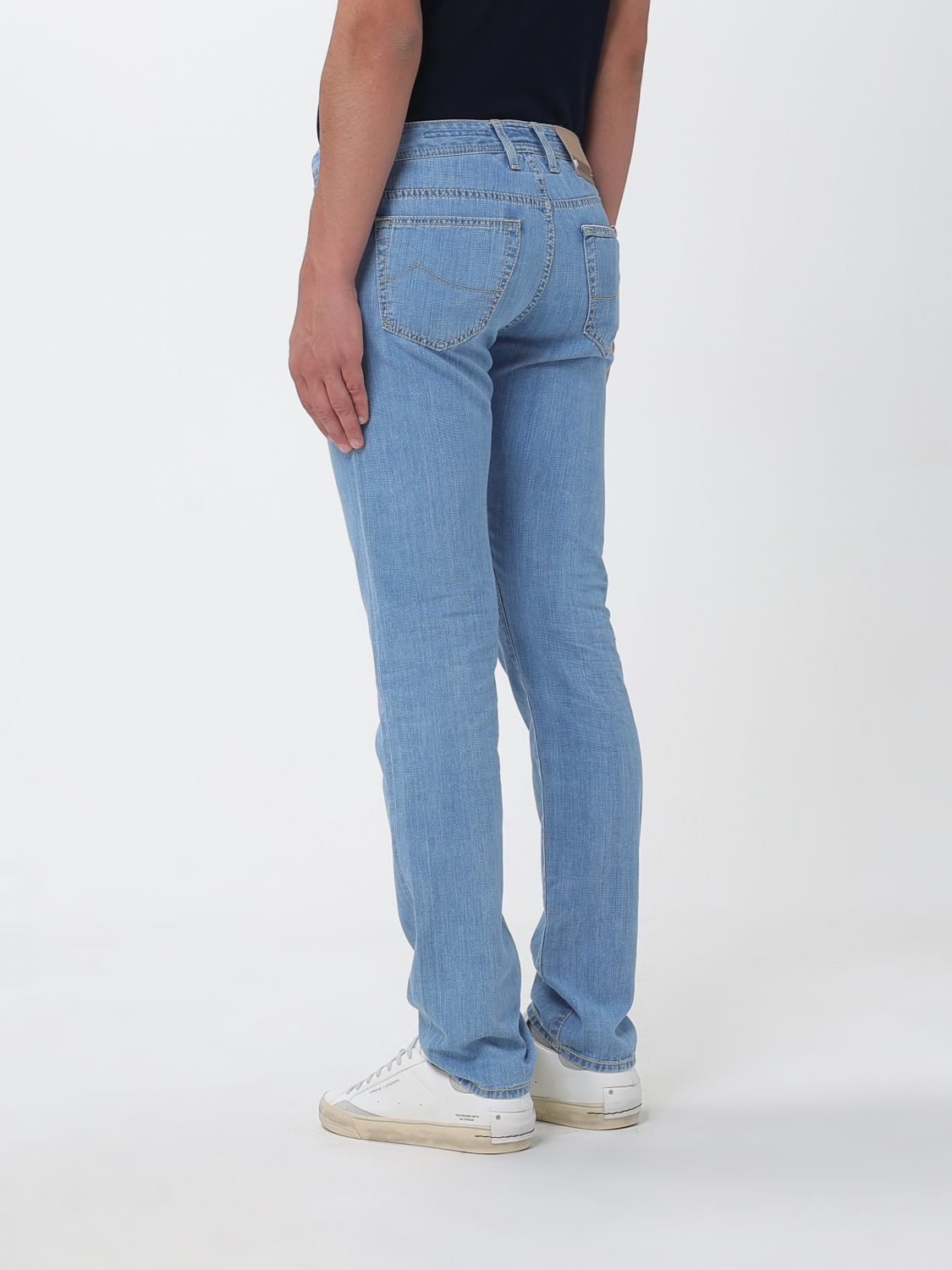 Jeans Men color Gnawed Blue
