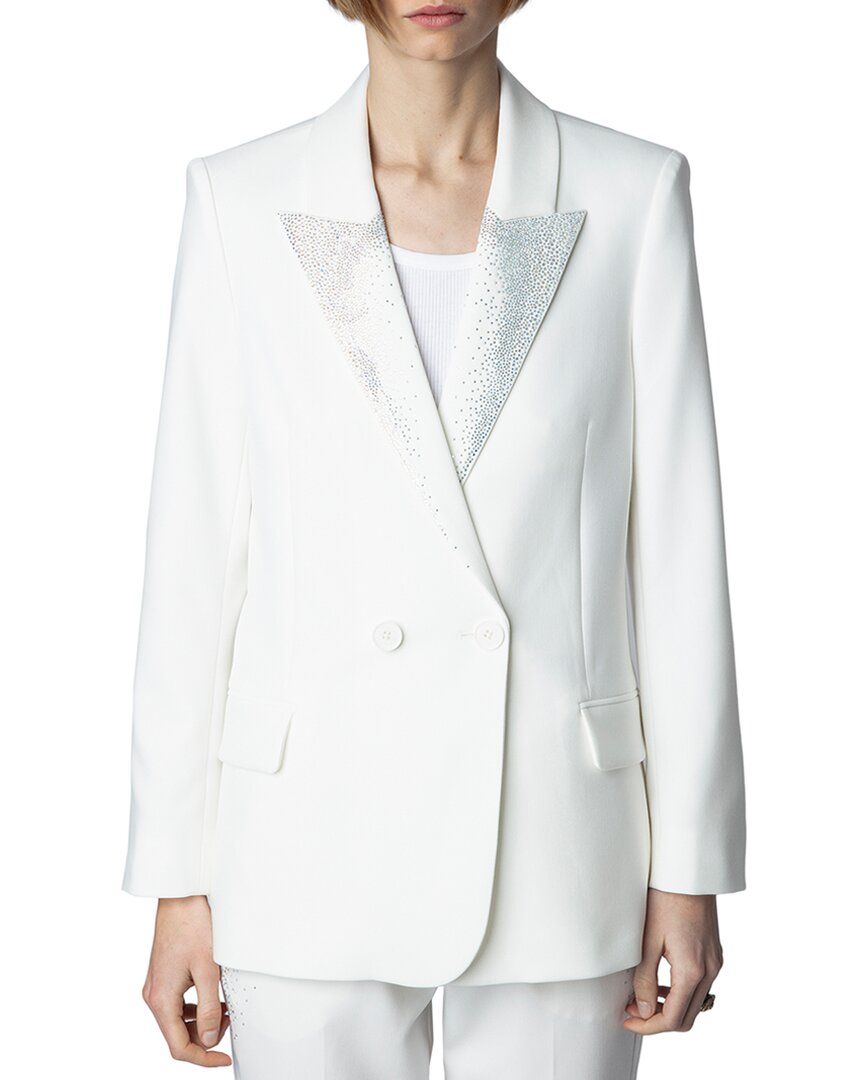 Zadig & Voltaire Visit Tailleur Strass Rain Blazer