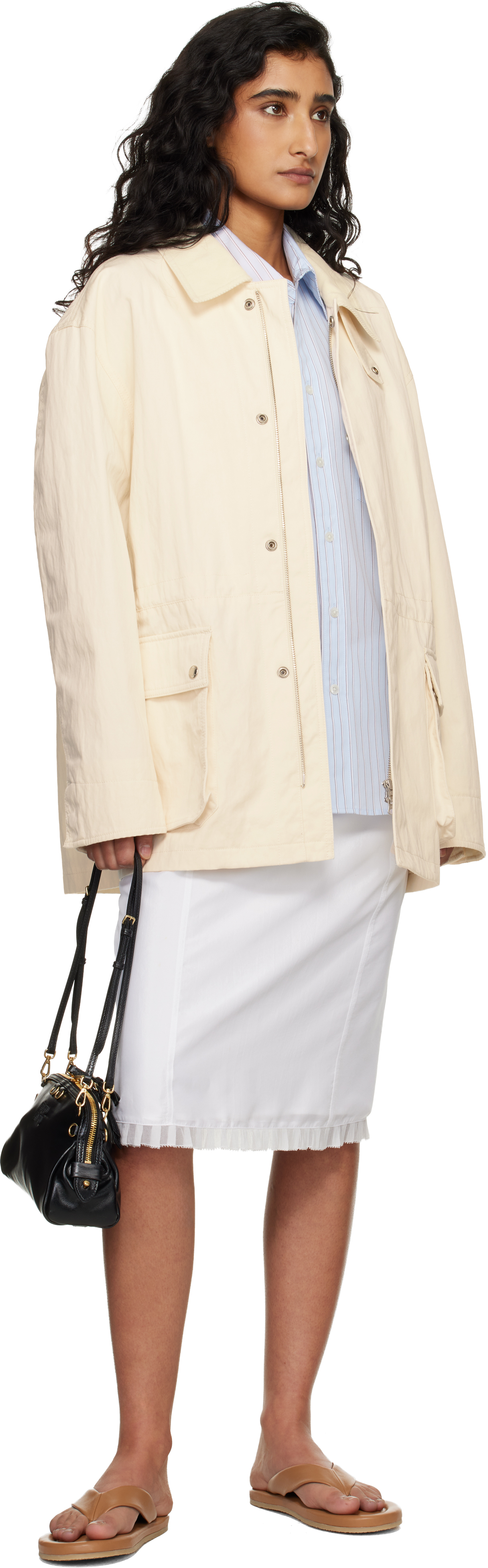 Off-White Cotton Chore Jacket