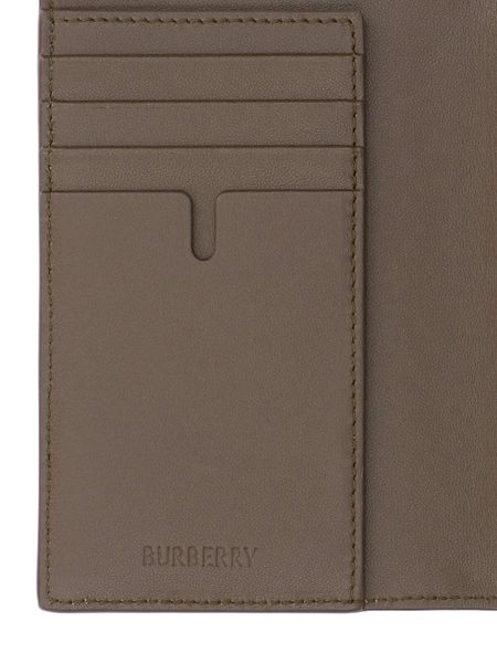 Burberry Checked Bi-Fold Passport Holder