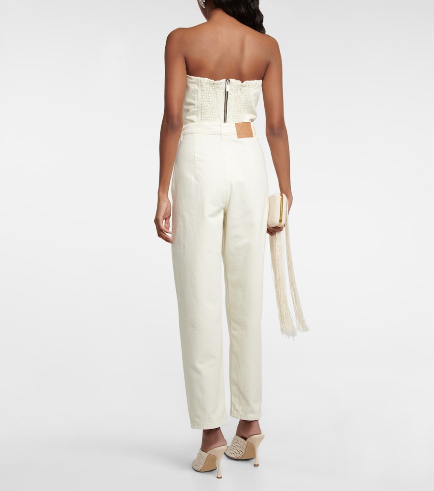 High-rise straight jeans
