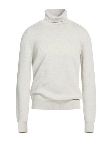 Laminar Man Turtleneck Light grey Size 40 Virgin Wool, Polyester, Polyurethane