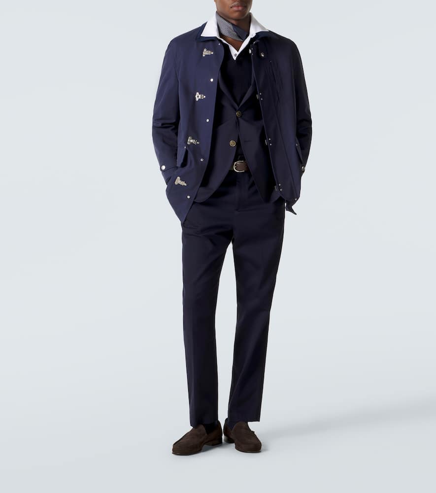 Cashmere and linen sweater