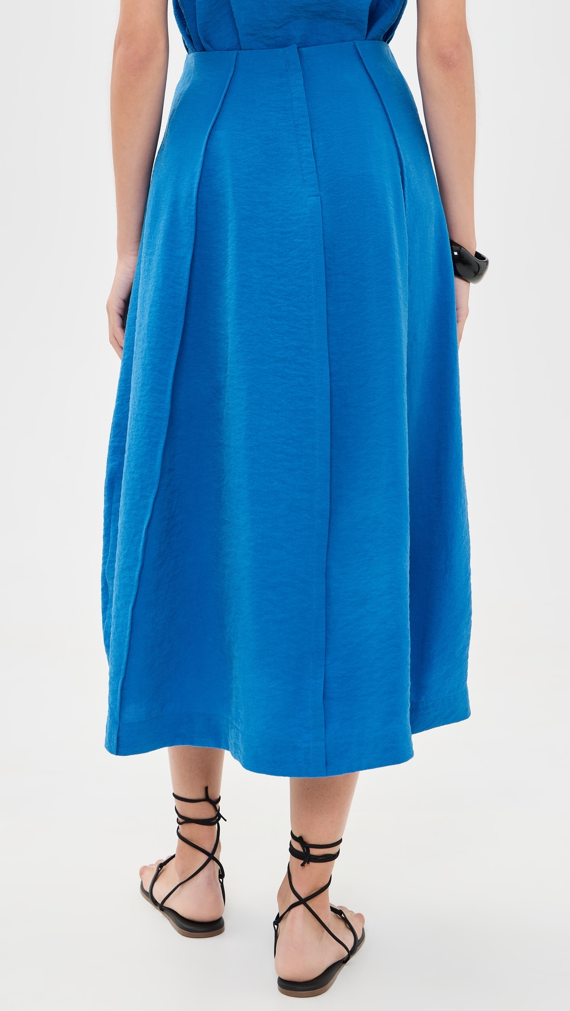 Curved Parachute Skirt jewel blue