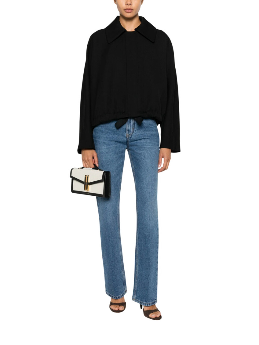 Blue Straight High Rise Jeans