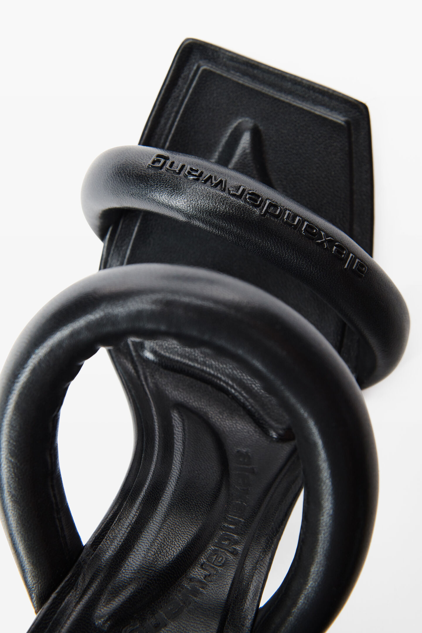 Women's Julie Tubular Sandal In Lambskin Black
