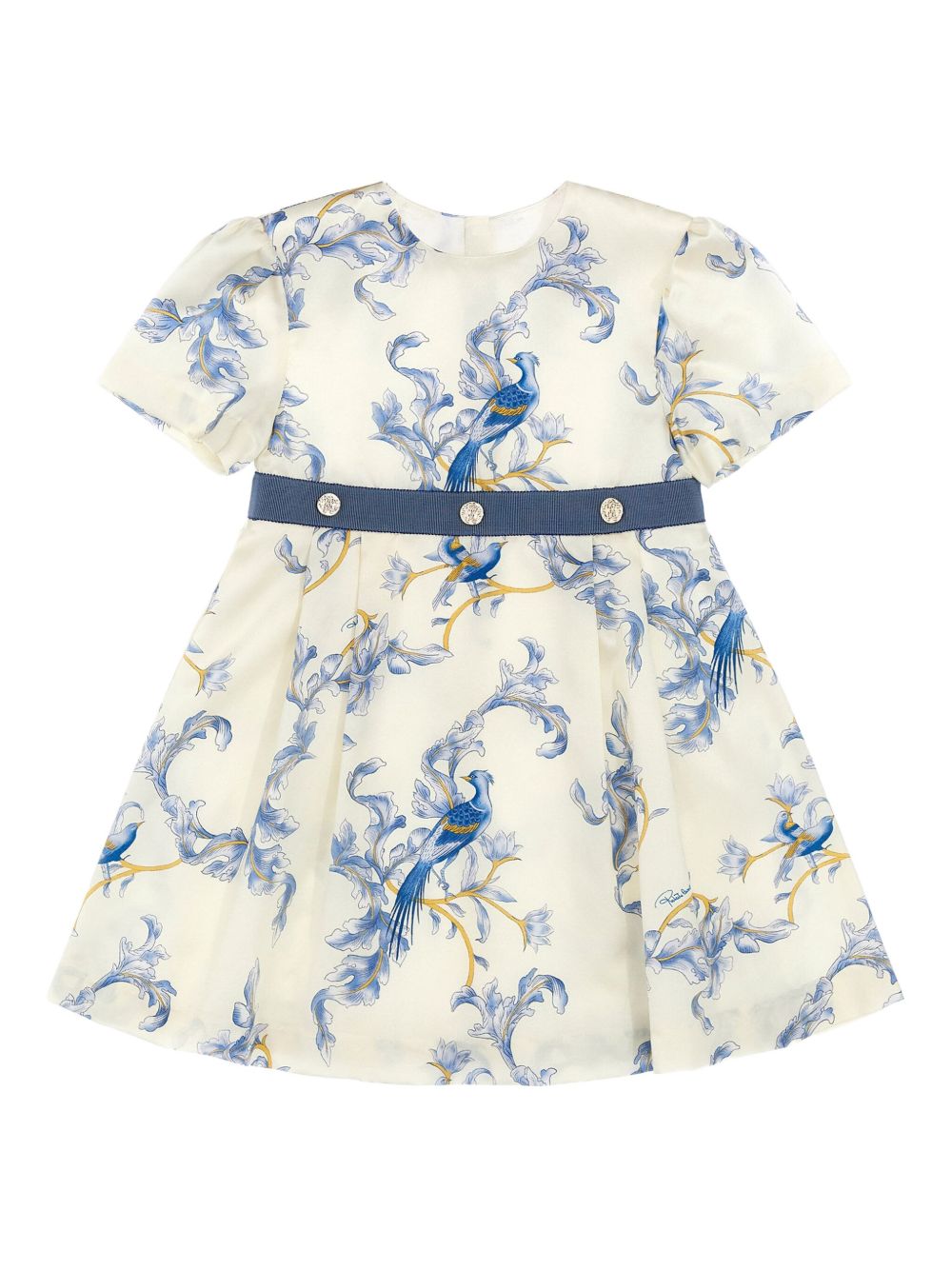 Roberto Cavalli Junior floral-print dress - White