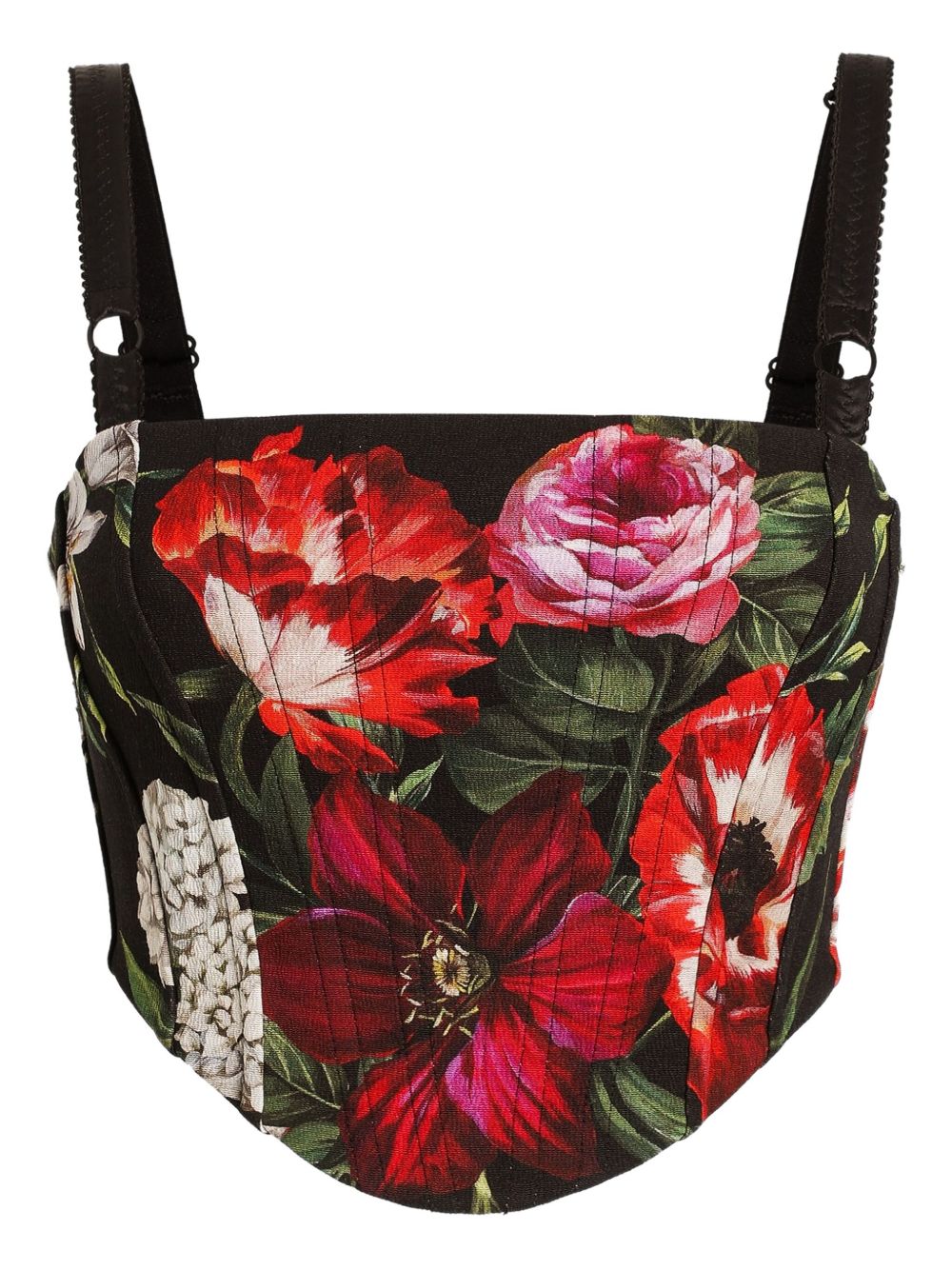 Dolce & Gabbana floral-print top - Black