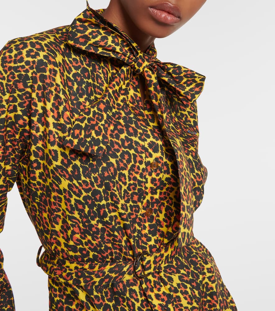 Vivienne Westwood Leopard-print cotton maxi dress