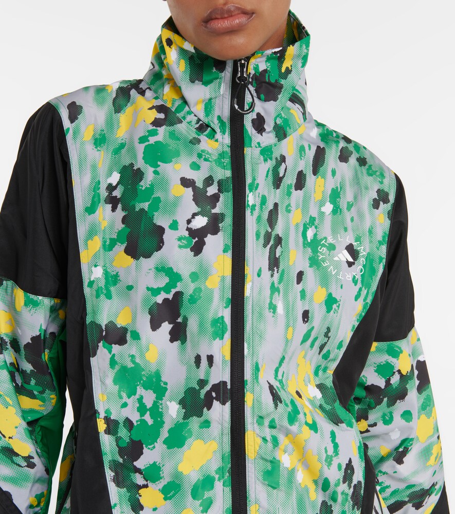 Leopard-print track jacket