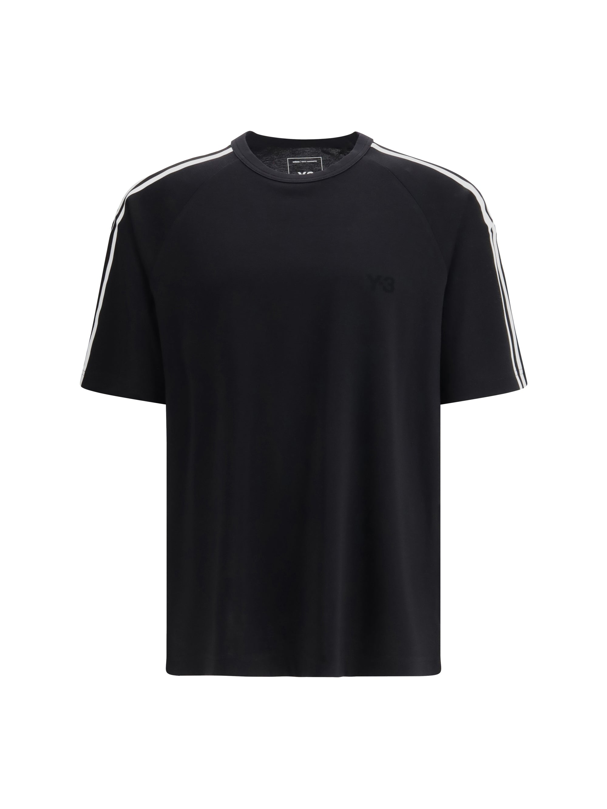 3-Stripe Striped T-Shirt — Black