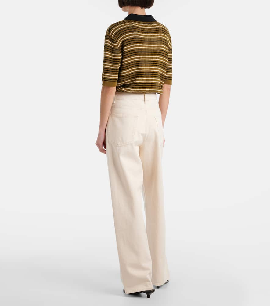 Róhe High-rise wide-leg jeans