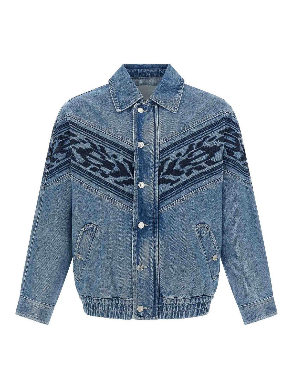 Marant Julian Embroidered Denim Jacket
