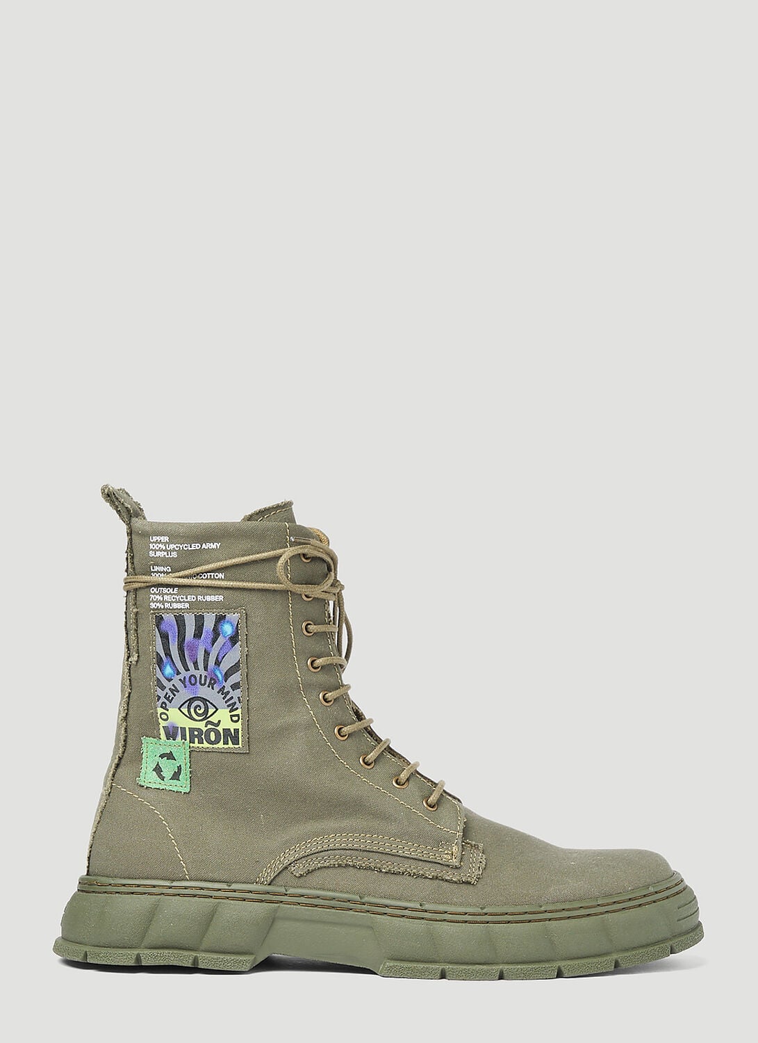 1992 Upcycled Canvas Boots -  Boots Khaki Eu