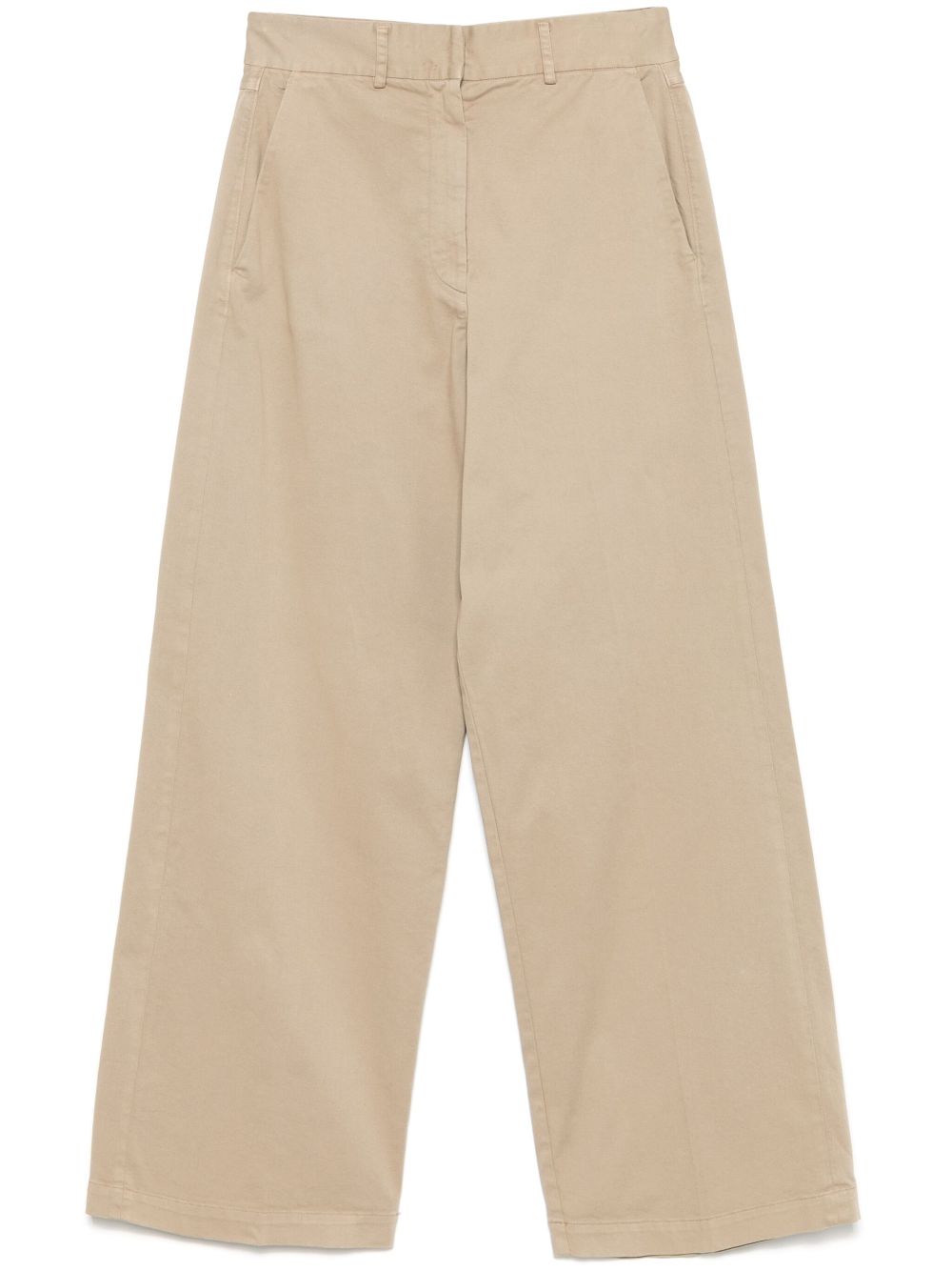 Straight-leg trousers - Neutrals