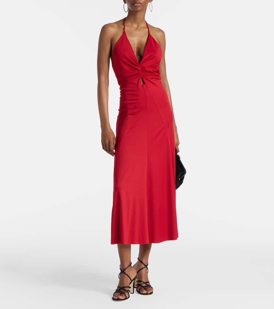Strappy 100 satin sandals