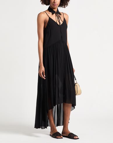 Woman Maxi dress Black Size M Viscose