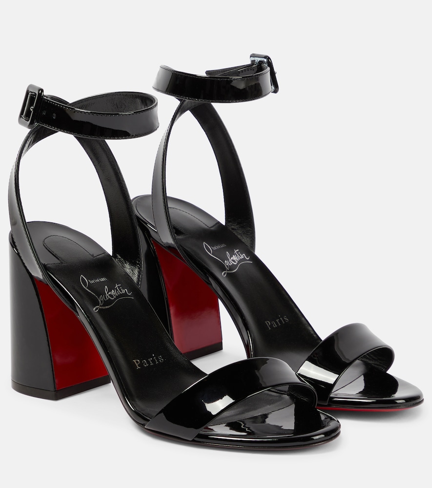 Christian Louboutin Miss Sabina 85 patent leather sandals