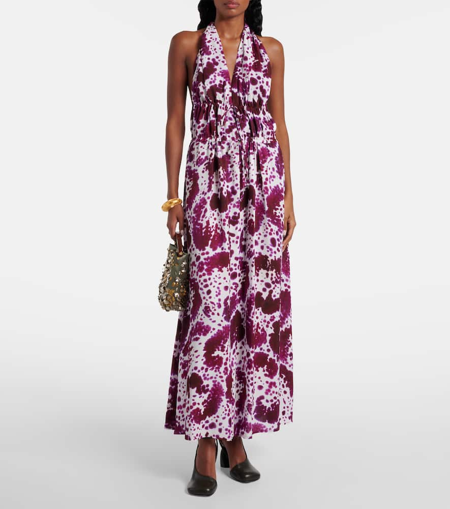 Printed maxi dress