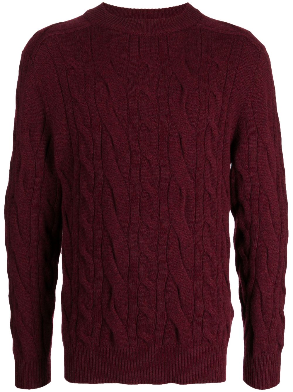 Cable-knit cashmere jumper - Green
