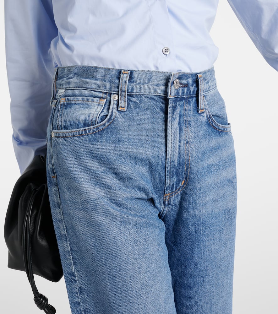 Paloma mid-rise wide-leg jeans