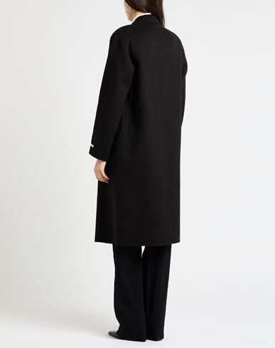 Paltò Woman Coat Black Size 8 Wool, Nylon