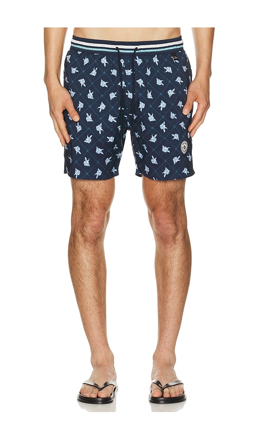 Agua Bendita Joe Trunks in Navy - Navy. 32 also , 34