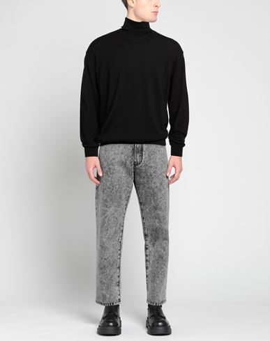 Man Turtleneck Black Size 50 Virgin Wool