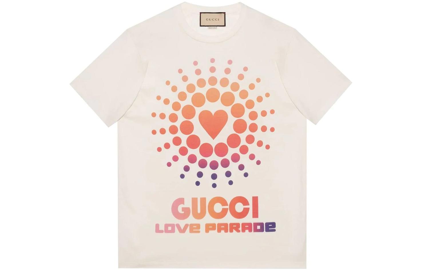 SS22 Love Parade print Tee 'White'
