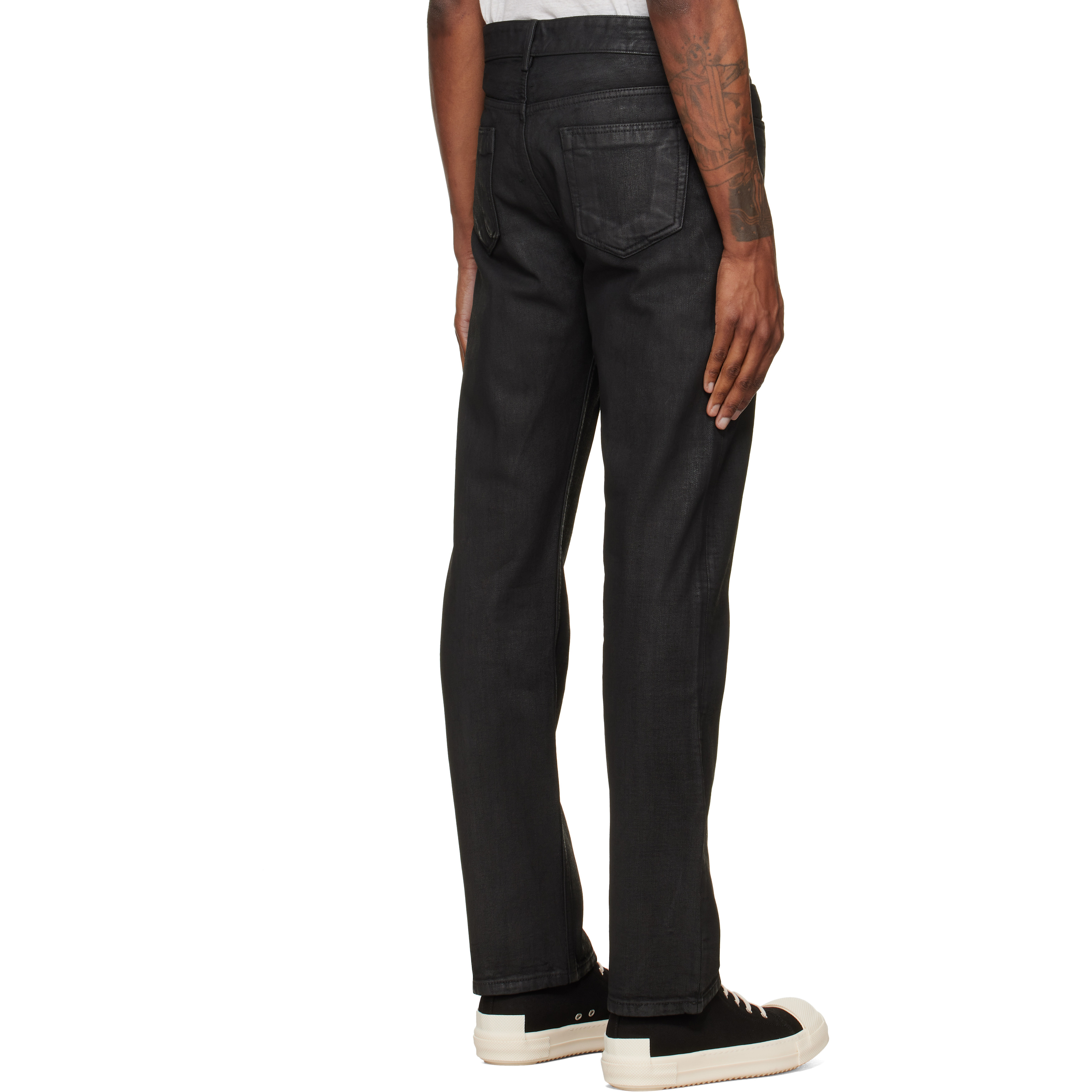 Black Tower Fog Cut Jeans