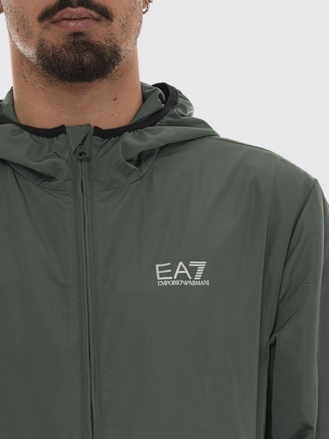 Jacket Men color Green
