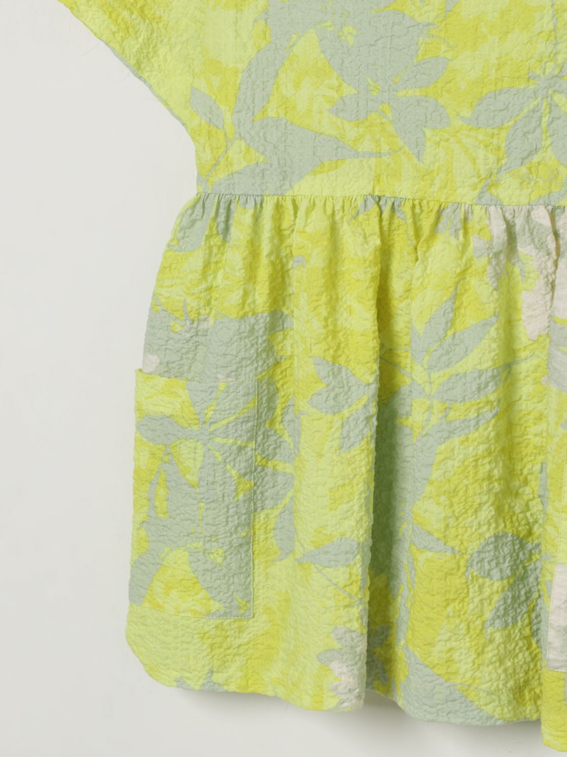 Floral-print dress - Yellow